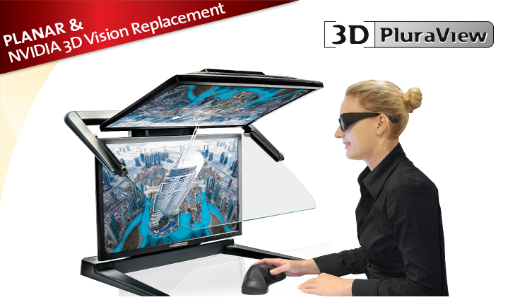 3D PluraView - 3D mouse, Professional graphics cards, photogrammetry gis
